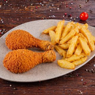 Copănele pane panko cu cartofi pai