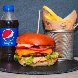 Meniu burger de pui