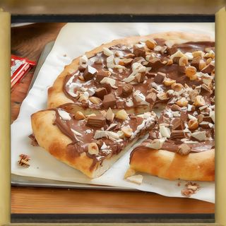 Pizza Nutella cu Kit Kat