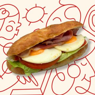 Pita Genovese cu Ou si Bacon 265g