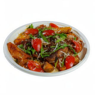 Ceafă de porc la grătar cu cartofi wedges