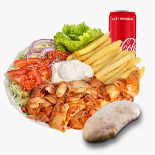 Meniu Gyros La Farfurie Hreanaki Puișor XXL