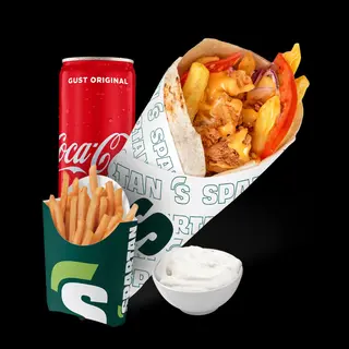 Meniu Gyros Grecia XXL Vițel-Purcel-Berbecuț