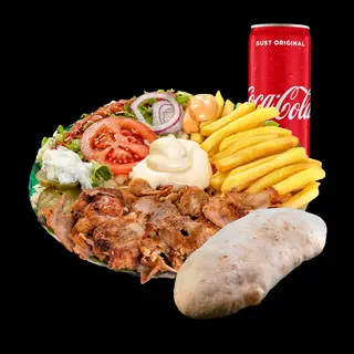 Meniu Gyros La Farfurie Hreanaki Puișor XXL