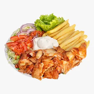 Gyros la farfurie  Hreanaki vitel-purcel-berbecut