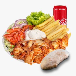 Meniu Gyros la Farfurie Hreanaki Vitel-Purcel-Berbecut XXL