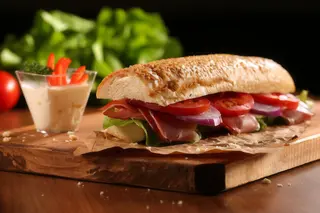 Sandwich prosciutto crudo
