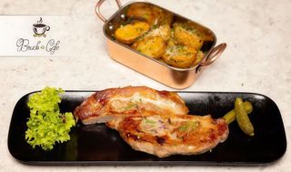 Steak din Ceafa de Porc cu Cartofi