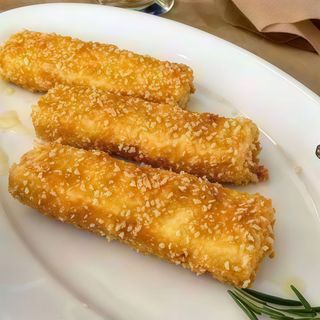 Feta prăjită cu susan și miere /200gr