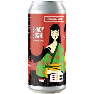 hop hooligans - shady sushi - 6.5% - unpasteurized & unfiltered - 500ml