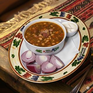 Ciorba de fasole cu afumatura 400g