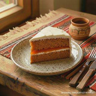 Tort cu morcovi cu crema de mascarpone 150g