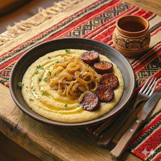 Fasole batuta cu carnat la grill si varza murata 450g