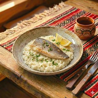 File de dorada cu risotto 300g