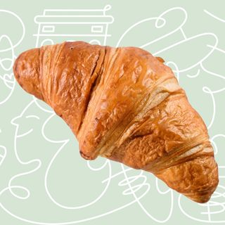 Croissant cu unt