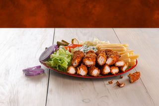 Meniu crispy farfurie