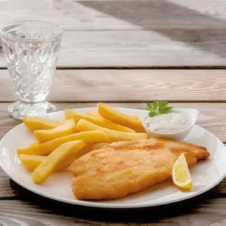 File de calcan pane cu cartofi prăjiți 
