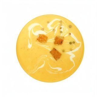 Supa crema de pui cu usturoi copt