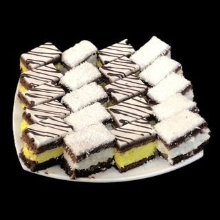 Mini prajituri alb-negru