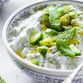 Jajeek (Iaurt cu castraveti si menta)