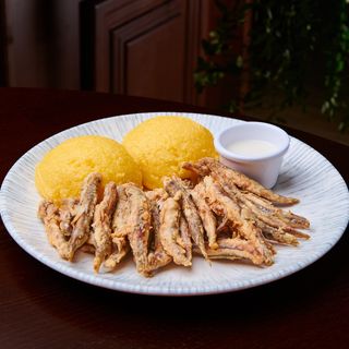 Hamsie de Marea Neagră prăjită