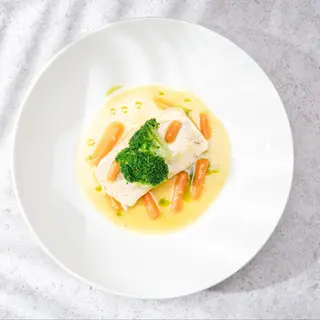 Piept de curcan cu sos de lamaie - 350g