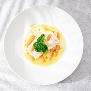 Piept de curcan cu sos de lamaie - 350g