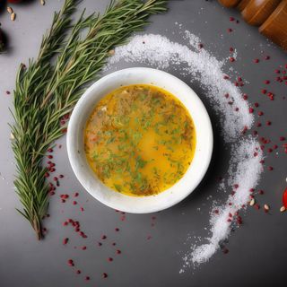 Ciorba de găină cu tăiței de casă - 400 gr