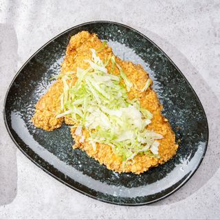 Șnitel de porc cu salată de cartofi și dulceață de ardei iuți-200/100/50g