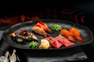 Shrimp nigiri