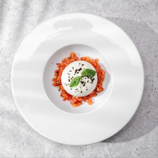 Burrata cu tartar de roșii-250g