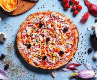 Pizza Azzuro mica