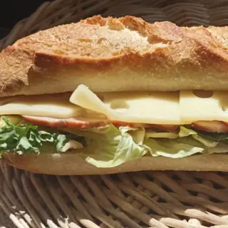 Sandwich jambon si emmentaler