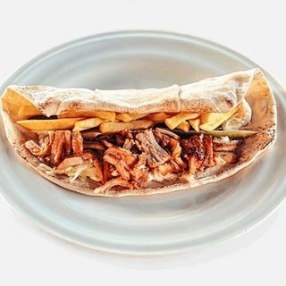 Shaorma de pui la lipie