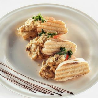 Salata de vinete cu paine prajita