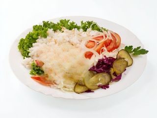 Orez mediteranean cu salate