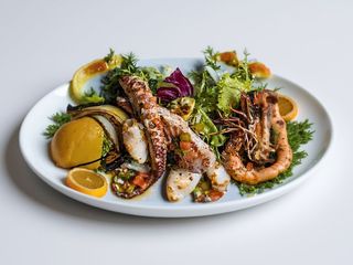 Gran Piatto di Pesce e Frutti di Mare Mediterraneo