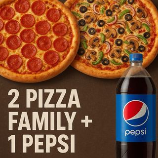 2 PIZZA FAMILY