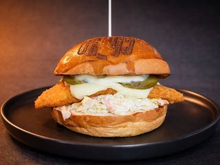 Chicken Coleslaw Burger