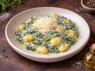 Gnocchi cu ricotta si spanac