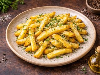 Cartofi prajiti cu parmezan