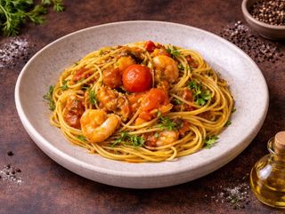 Spaghetti cu fructe de mare