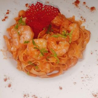 TAGLIATELLE CU CREVETI (400 GR)