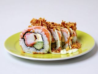 Special sushi rolls - crunchy california