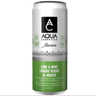 Aqua Carpatica Lime & Mentă 330ml
