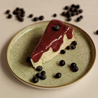 Cheese cake cu gem de afine