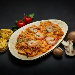 Tagliatele cu Creveti in Sos Rose 520 Gr.