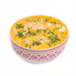 Ciorba de pui a la grec cu lamaie