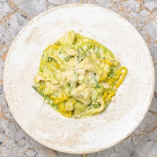 NEW! TAGLIATELLE CU PUI ȘI PESTO