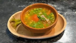 Ciorbă de curcan cu țăiţei de casă 350g